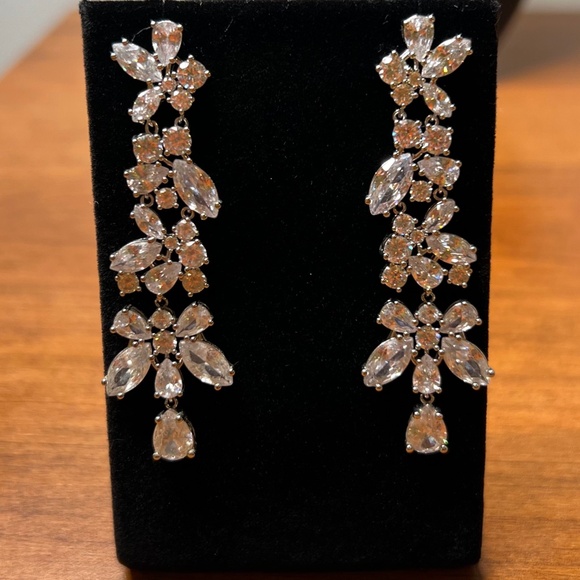 NWT Givenchy Cubic Zirconia Earrings - Picture 2 of 2